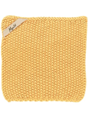 IB Laursen Topflappen Mynte gestrickt in wheat straw