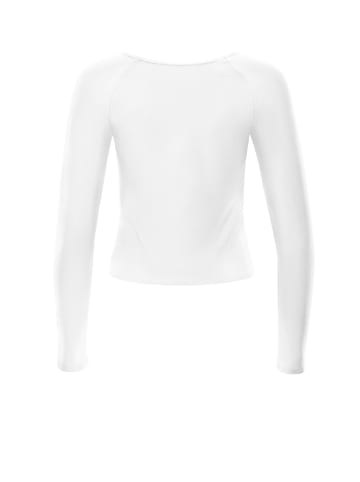 Winshape Functional Light and Soft Cropped Long Sleeve Top AET131LS in ivory