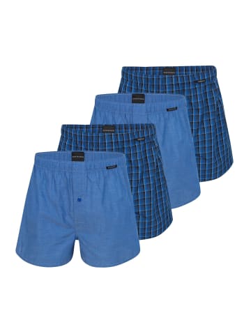 Schiesser Boxershorts Web in Royal Blue