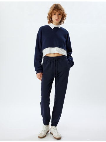 KOTON Sweathose in Marineblau