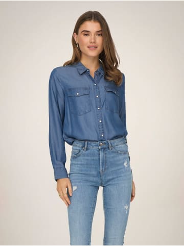 JDY Hemd in Medium Blue Denim
