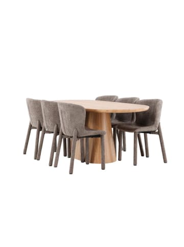 ebuy24 Essgruppe Stjärnö (7-teilig) Natur 90 x 200 cm