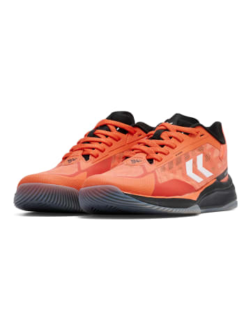 Hummel Hallenschuh Hb Topflight Handball Damen in BLACK/ORANGE
