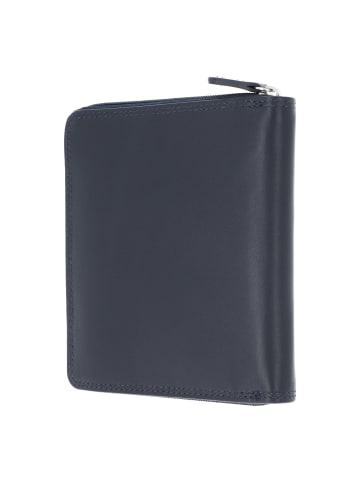 Golden Head Polo Geldbörse RFID Leder 10,5 cm marineblau