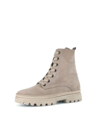 Gabor Comfort Biker- und Combat Boots in beige