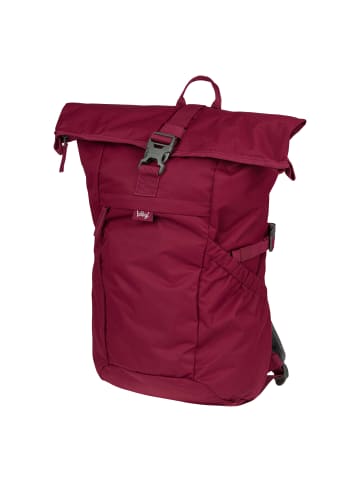BAAGL Rucksack Roll in Rot Burgundy - 26x53x20cm