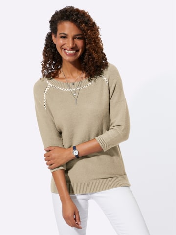 WITT WEIDEN 3/4 Arm-Pullover in sand