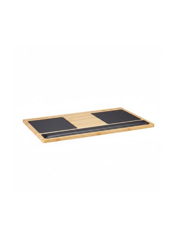 relaxdays Laptoptisch in Natur 17 Zoll