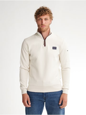 Petrol Industries Halbzip-Pullover Prairie du Chien in Weiß
