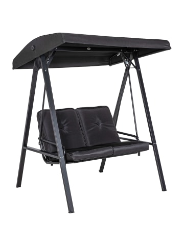 Outsunny Hollywoodschaukel 145L x 116B x 172H cm Schwarz