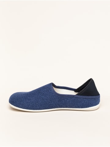 Gottstein Hausschuh Linen Slip-On in blau