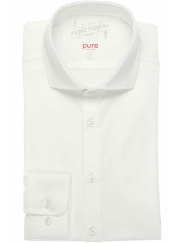 HATICO Langarm FreizeitHemd für Herren in weiß