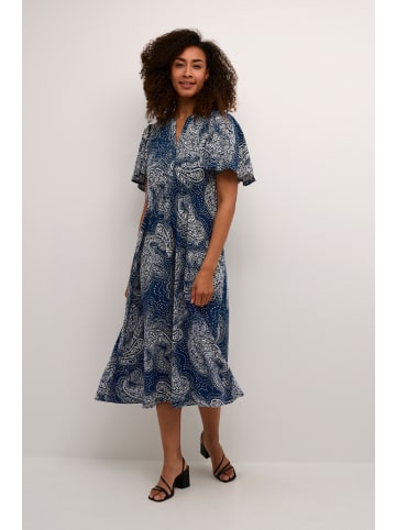 CULTURE Kleid CUpolly Relaxed fit in Blue/Whitecap Paisley