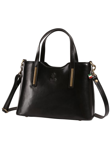 Florence Florence Schultertasche Leder schwarz ca. 31cm