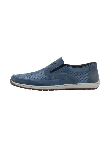 rieker Niedrige Sneakers aus Leder Castor Blau