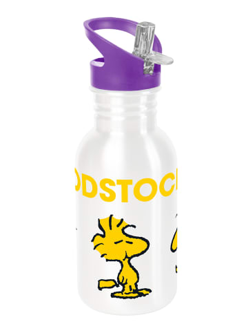 Geda Labels Trinkflasche Woodstock Edelstahl in Weiß - 500 ml
