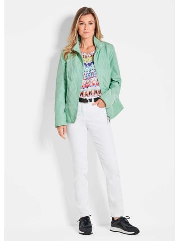 GOLDNER Jacke Sportive Übergangsjacke mit Stehkragen in mint