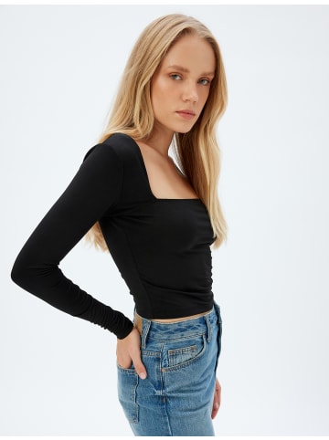 KOTON Bluse in Schwarz