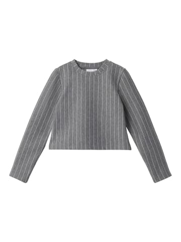 name it Oberteil mit langen Ärmeln in Grey Melange