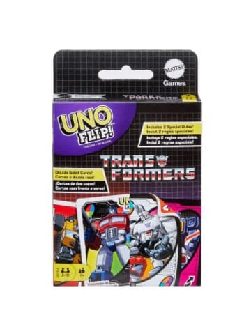 Mattel Spiel - UNO Flip! Transformers