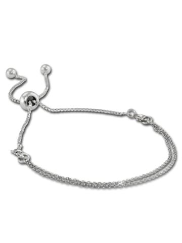 Armäleon Armband 925 Silber bis ca. 21cm doppelte Ketten