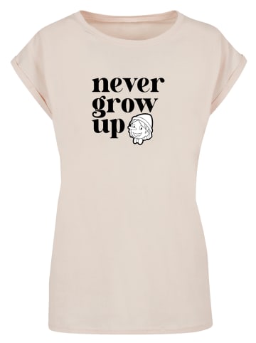 F4NT4STIC T-Shirt Heroes of Childhood Pinocchio Never Grow Up in Whitesand