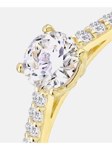 Vanlere Verlobungsring aus 375 Gelbgold mit Zirkonia