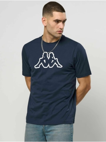 Kappa T-Shirt KMLogo in Blue-White-Green