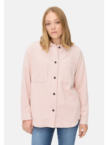 Camel Active Cord-Bluse aus reiner Baumwolle in Lilarosa