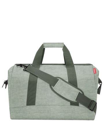 Reisenthel travelling allrounder L - Reisetasche 48 cm (summerstripes black) in twist sage