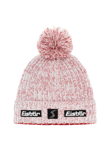 Eisbär Naja Pompon Crystal   Mütze mit Bommel in Rot