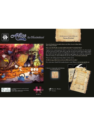 Asmodee Arcana Puzzle: Alice im Wunderland