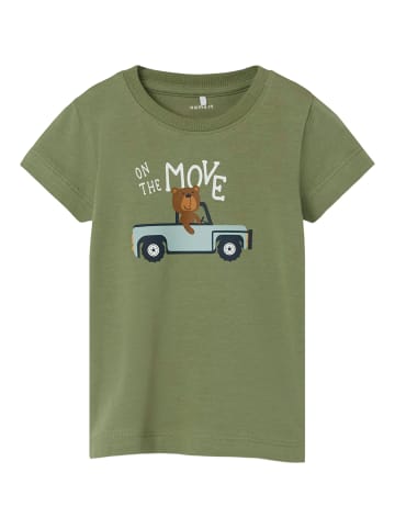 name it T-Shirt mit Print "Move" in Grün