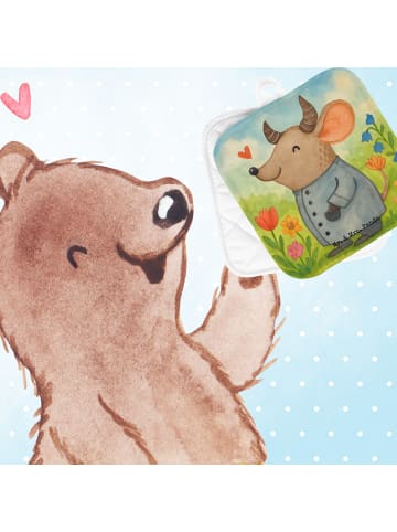 Mr. & Mrs. Panda Topflappen Stier Astrologie Design ohne Spruch in Weiß