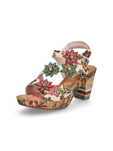 LAURA VITA Sandalette Nellao in Beige Multi