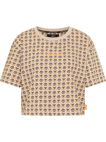 Carlo Colucci T-Shirt Dalle in Beige