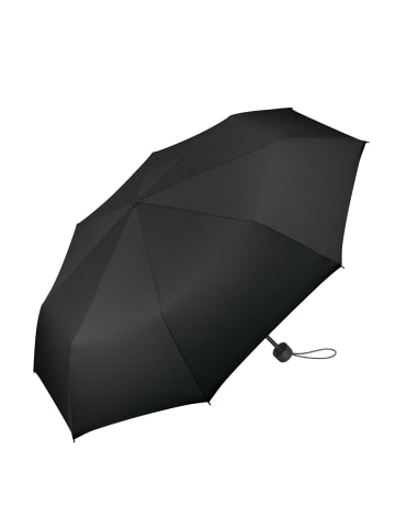 happy rain Essentials Super Mini Herren Manuell Taschenschirm in schwarz