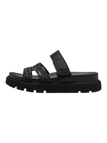 Tamaris Pantoletten in Schwarz