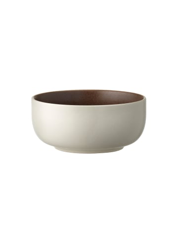 Studio Round Schale North in Matte white/Matte bark
