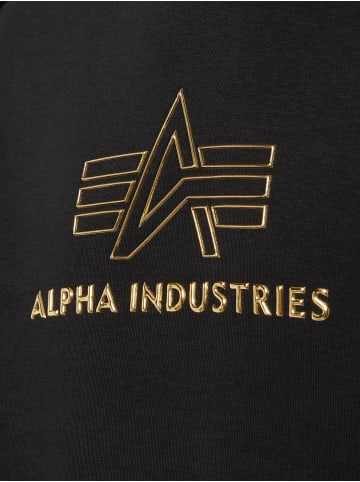 Alpha Industries Kapuzenpullover in schwarz - 0001