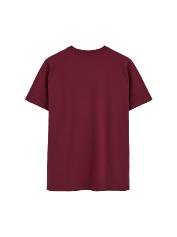 Polo Club T-Shirt MAN AMARI BLOCK SHORT SLEEVE REGULAR FIT in Granat