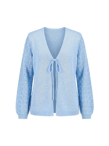 MIAMODA Strickjacke in quellenblau