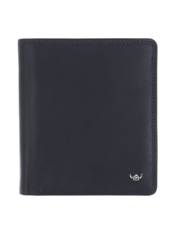 Golden Head Polo Geldbörse RFID Leder 10 cm in marineblau