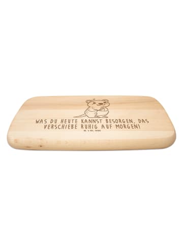 Mr. & Mrs. Panda Schneidebrett Quokka Happy mit Spruch in Transparent