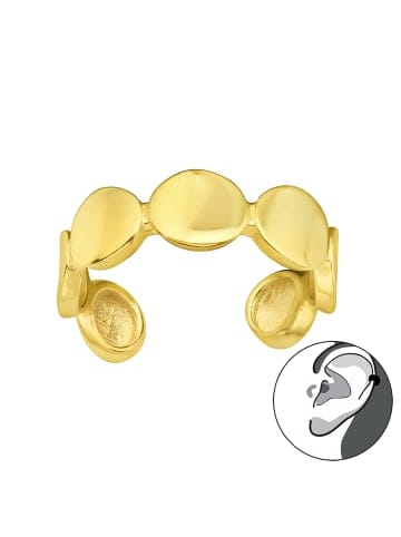 Alexander York Ear Cuff PLÄTTCHEN in Gold in gold