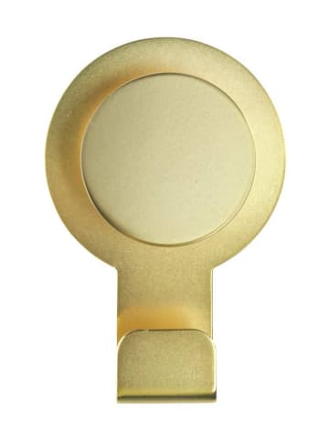 Wenko Bad-Hänger BLANDAS Goldmatte in Golden, (B) 5 x (H) 7,5 x (L) 2,5 cm