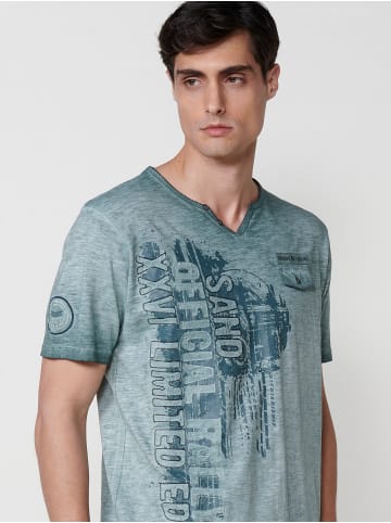 KOROSHI Kurzarm-t-shirt. in khaki