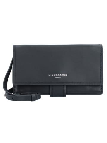 LIEBESKIND BERLIN Lisa Clutch Geldbörse Leder 19.5 cm in black