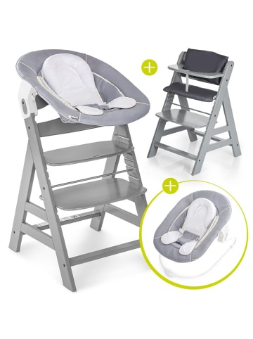 Hauck Alpha Plus Grey Newborn Set - 4-tlg. in grau