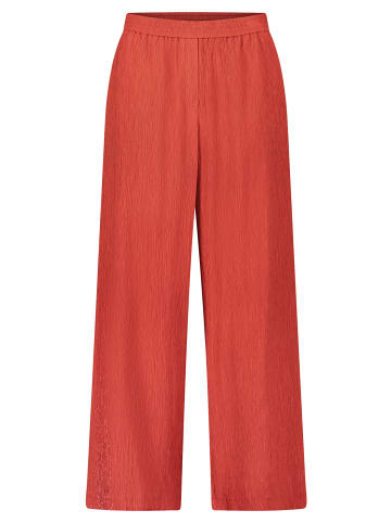 BETTY & CO Schlupfhose mit Struktur in Dunkelrot